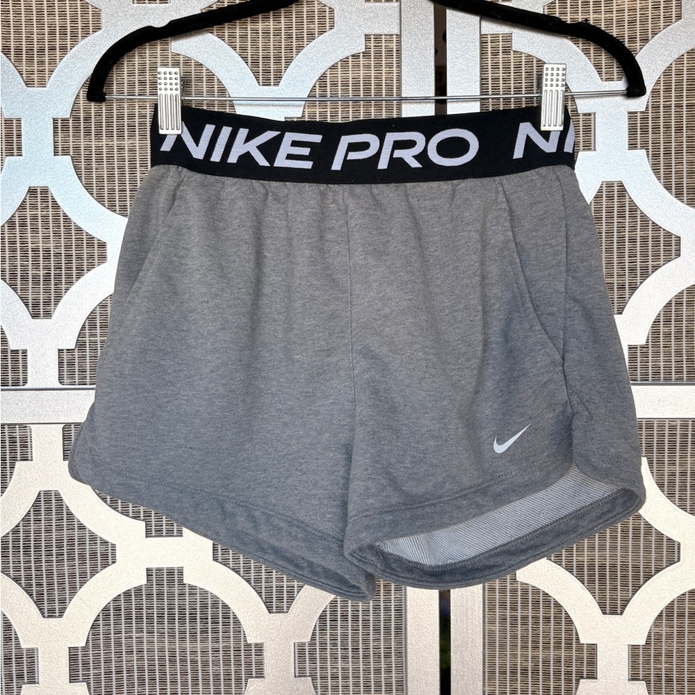 Nike Pro Gray Athletic Shorts